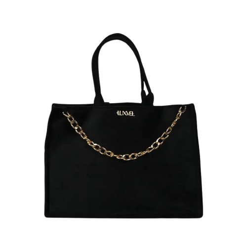 Monotone Case Tote in Black