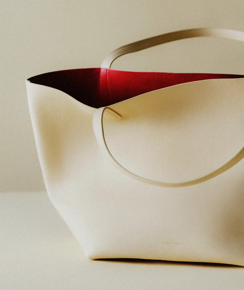 A luxurious Beige Luxvel Tote Bag