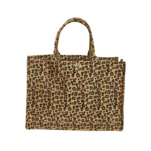 Cheetah Faux Textured Case Tote Plain