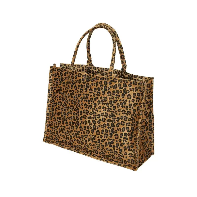 Cheetah Faux Textured Case Tote Plain