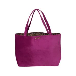 Ditone Total Tote in Magenta with Cheetah Print