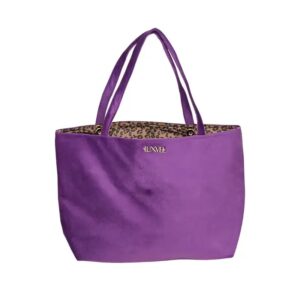 Ditone Total Tote in Purple with Cheetah Print