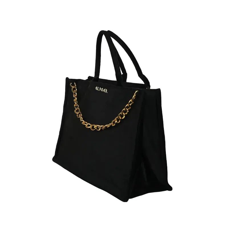 Monotone Case Tote in Black
