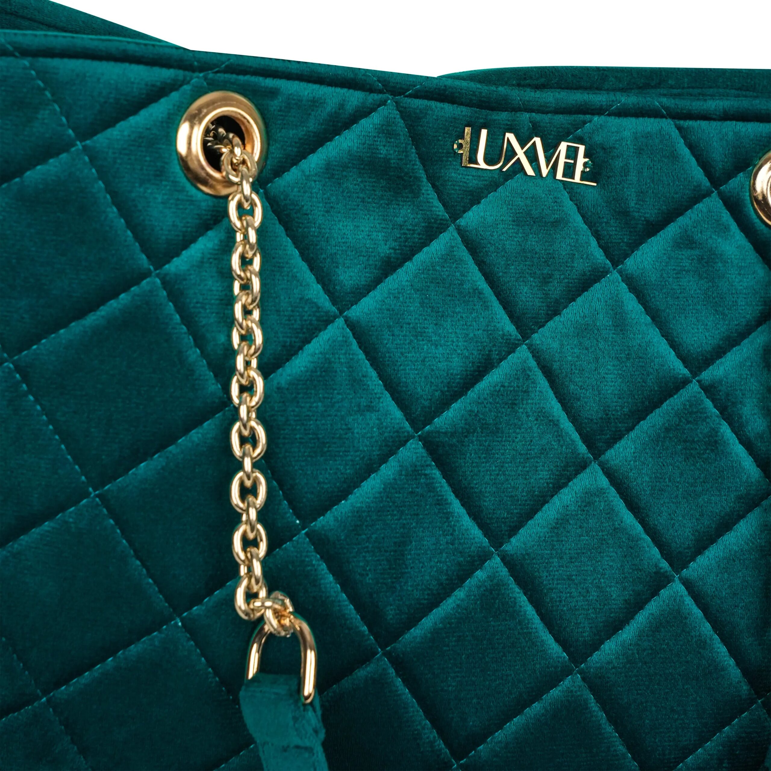 Quilted Total Tote in Teal